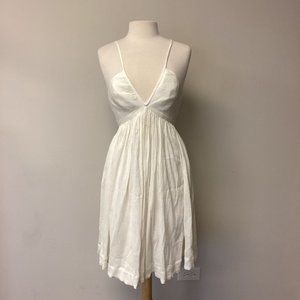 NWT Rag & Bone Mimi White Cotton Gauze Mini Dress Sz 6